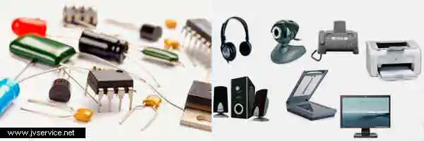 Reparación servicio técnico JVS Informática componentes de electrónica
